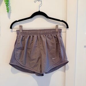 Nike Tempo Dro-Fit Gray Women's Running Athletic Shorts Fully Lined Size Small